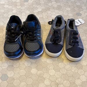 Zone Pro Kids Black and Blue dress Sneakers